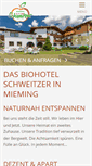Mobile Screenshot of biohotel.at